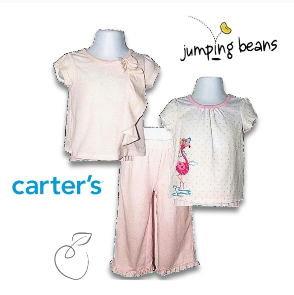INFANT GIRL'S MIX & MATCH TOPS & PANTS 12 MOS